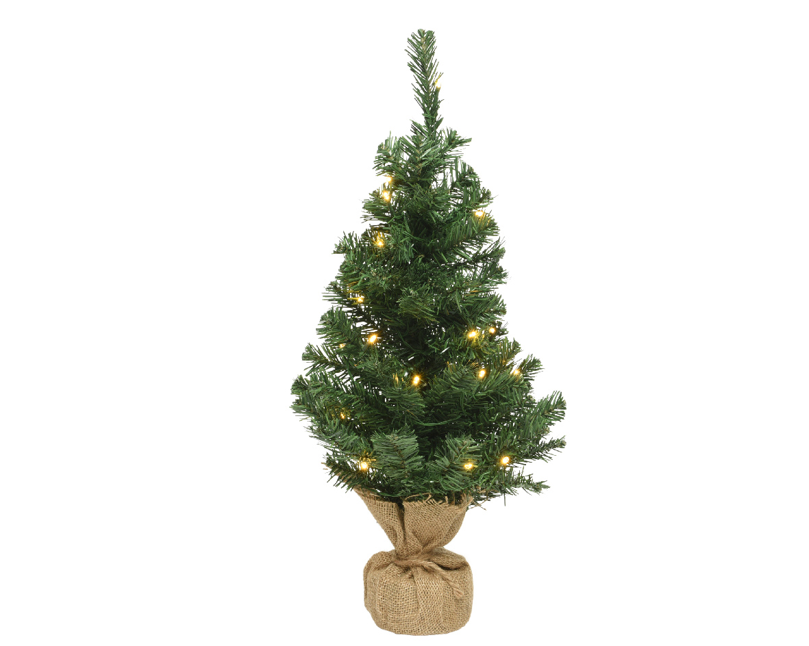 Mini Tannenbaum 75cm mit LED Lichterkette IMPERIAL KIEFER