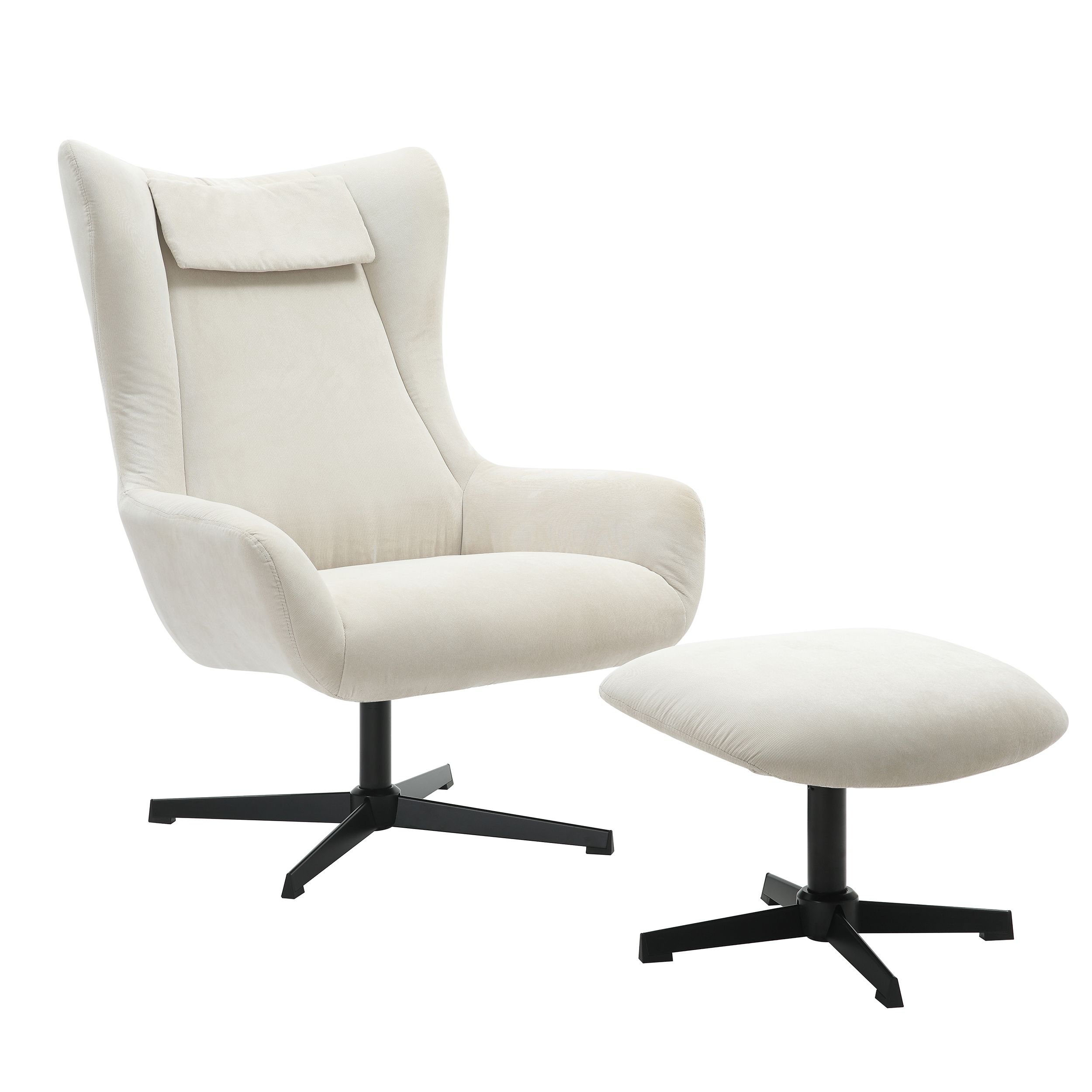 Sessel mit Hocker 367834