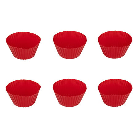 Muffin Silikonformen 6tlg. KITCHEN